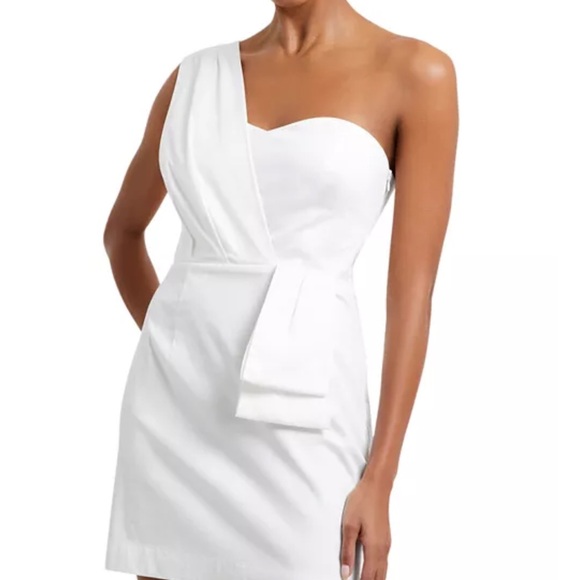 French Connection Dresses & Skirts - French Connection White One-Shoulder Dress